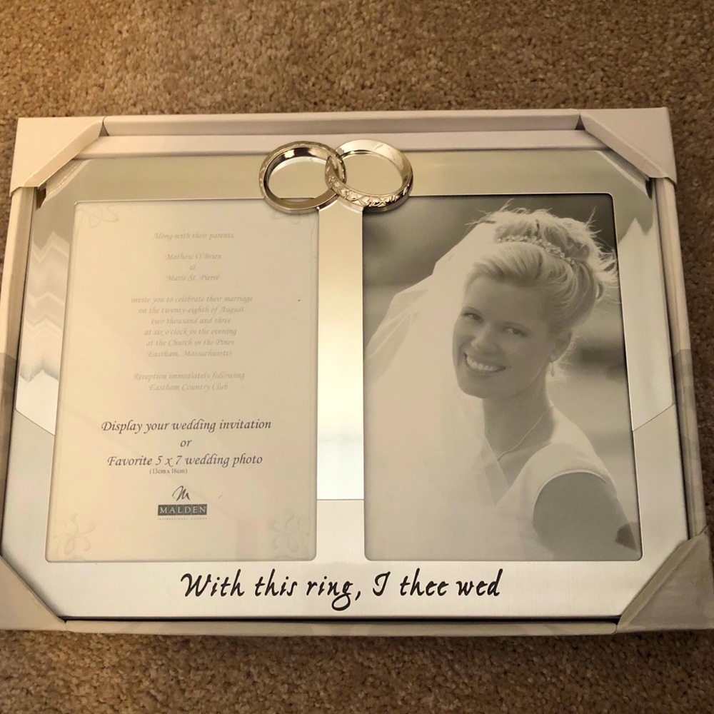 New in box wedding collage frame